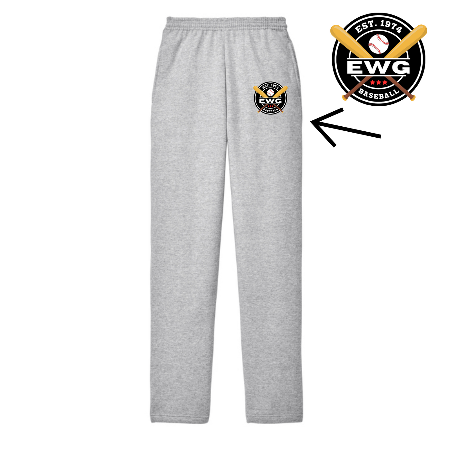 EWG Relaxed Fit Fleece Sweatpants